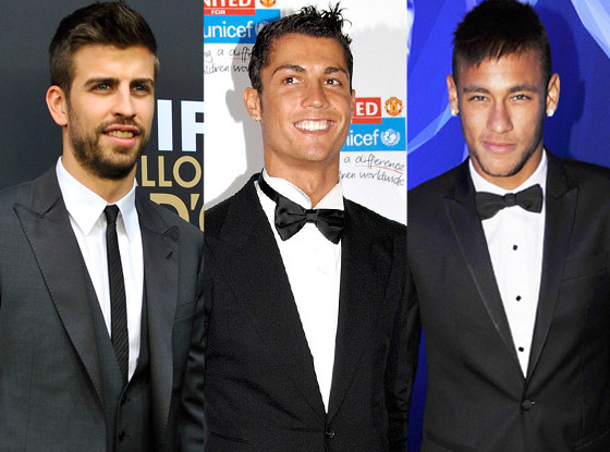 Gerard Pique, Cristiano Renaldo, Neymar de Silva, On and Off the Field Gerard Pique, Cristiano Renaldo, Neymar de Silva, On and Off the Field